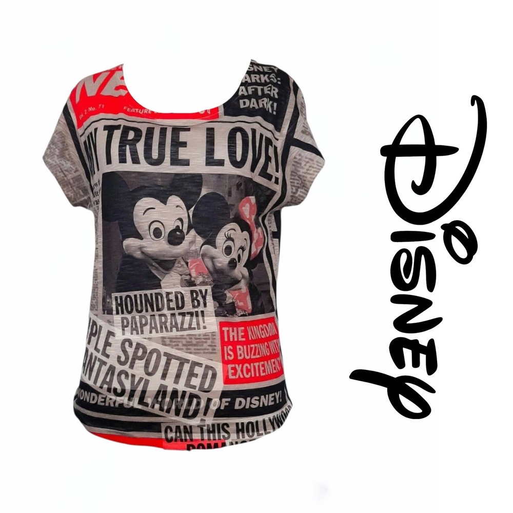 Disney Paparazzi Minnie & Mickey Tee Shirt